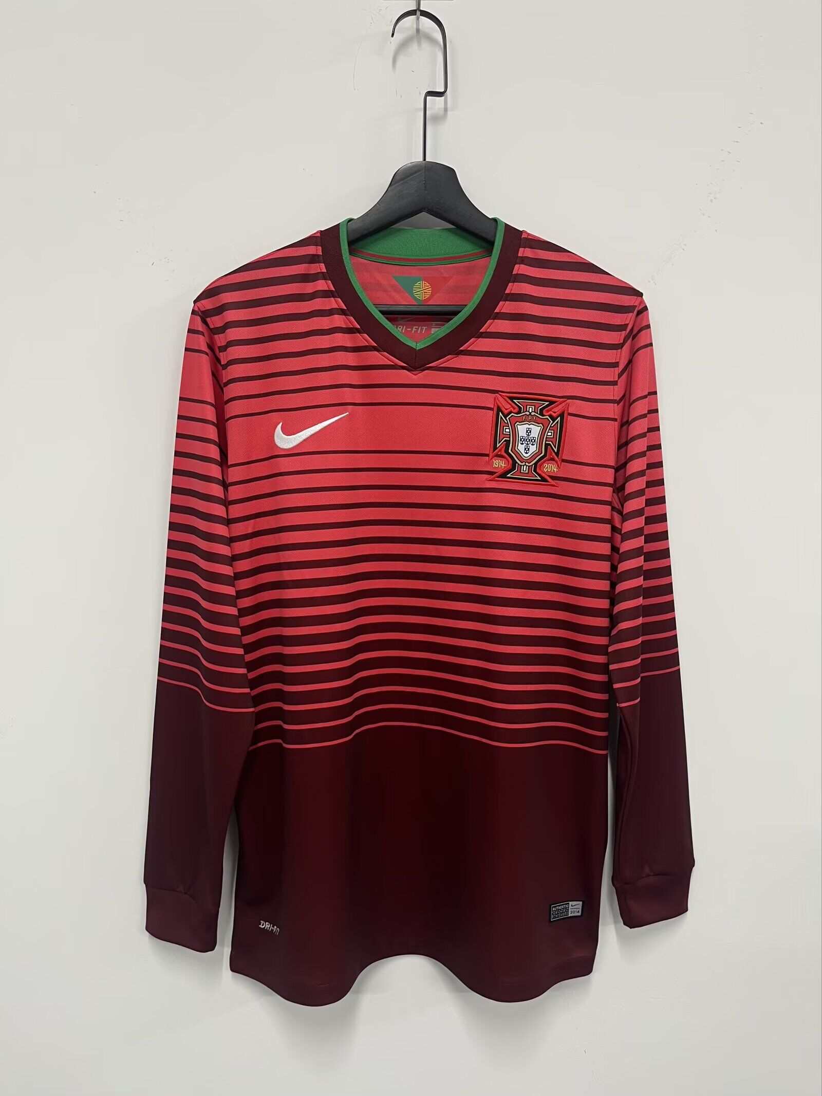 AAA Quality Portugal 2014 Home Long Soccer Jersey